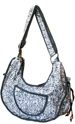 Boho Grey Puppy Pouch Pet Sling