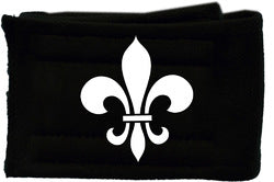 Peter Pads Black Size LG Fleur De Lis Single