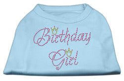 Birthday Girl Rhinestone Shirt Baby Blue M (12)