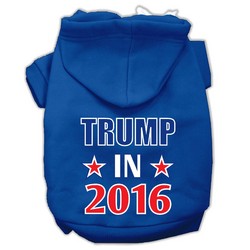 Trump In 2016 Election Screenprint Pet Hoodies Apparel