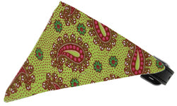 Pretty Paisley Bandana Collars Collars Leashes
