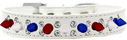 Double Crystal And Spike Collars