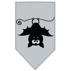 Batsy the Bat Screen Print Bandana Grey Small