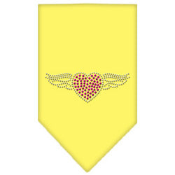 Aviator Rhinestone Bandana Yellow Large