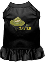 Scout Master Embroidered Dog Dress Black XXXL (20)