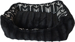 Reversible bumper dog bed Black Arrow Small